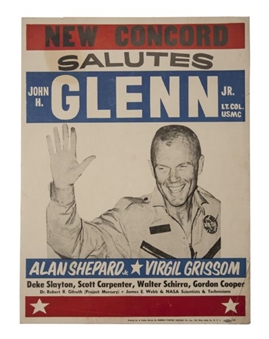 John Glenn 1962 Homecoming Poster